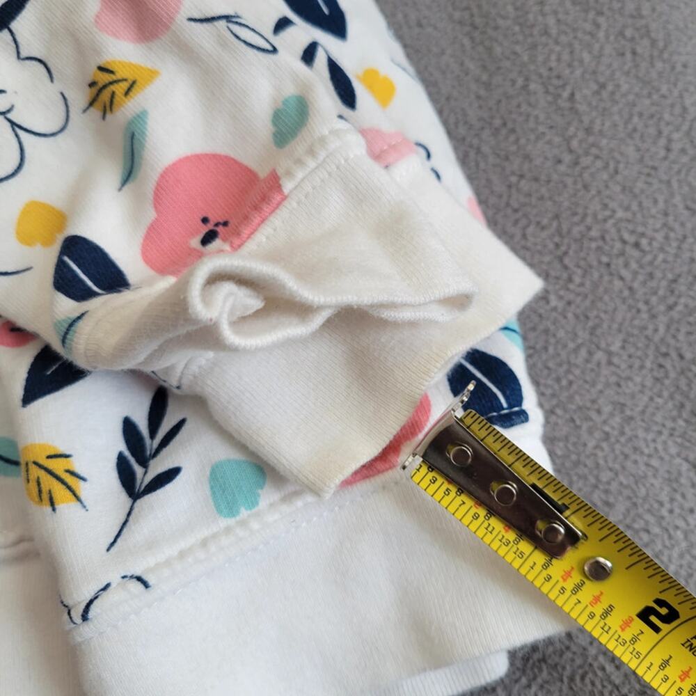 Simple Joys by Carters Baby Girls Floral Jacket 6 9 Months Pink White - Picture 5 of 10